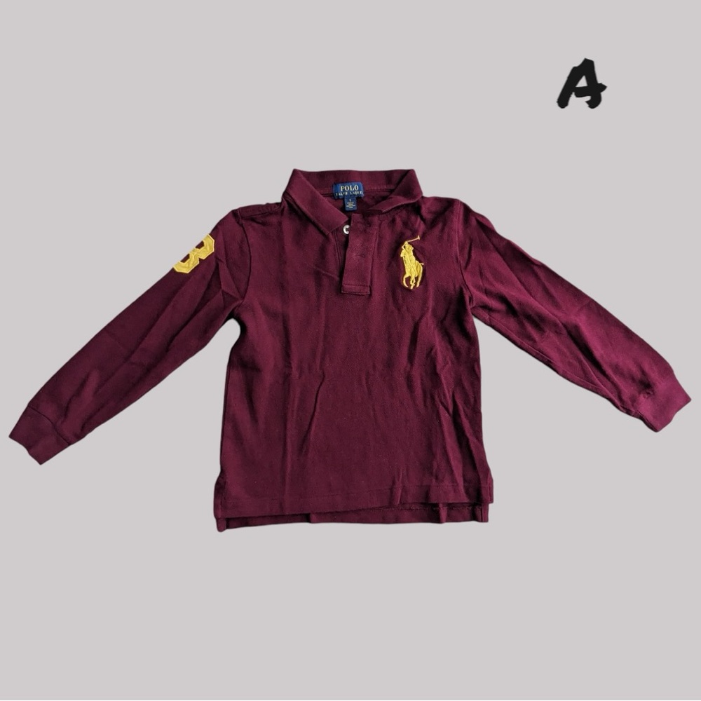 Big pony long sleeve polo